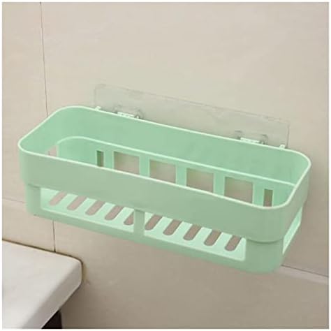 RTYUIE Рафтове за съхранение в Банята, рафтове за съхранение на тоалетни, Поставка за вана, Ъглов монтаж, стойка, Водоустойчиви Кухненски прибори, лесен за инсталиране (Цвят: B-Зелен, Размер: 2 бр.)
