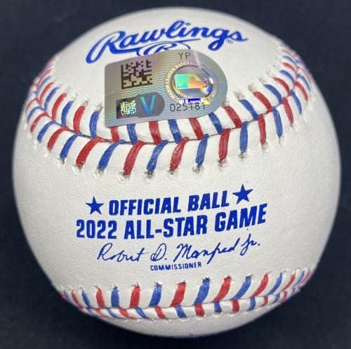 Майк Пъстърва 10x ASG Подписа Бейзболен логото на All Star Game 2022 MLB с Голографическими бейзболни топки с Автографи