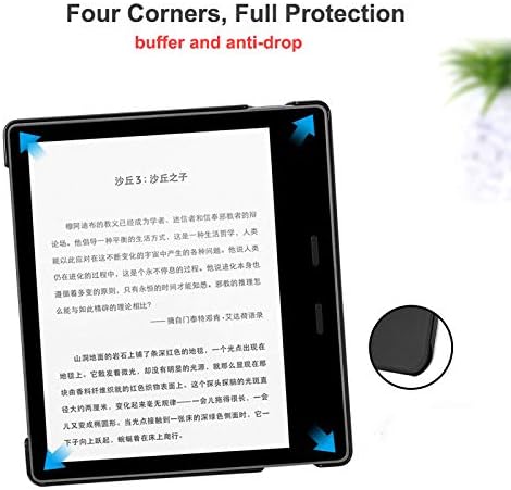 Калъф за четец на електронни книги FANGDUHUI, калъф Kindle Oasis 7 Kindle Oasis 2 3 (10-то и 9-то поколение 2019/2017 години на издаване) Калъф от изкуствена кожа с функция за автоматично преминаване в режим на заспиване