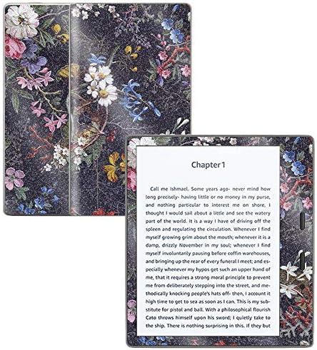 MightySkins Лъскав калъф с пайети за Kindle Oasis 7 (9-то поколение) - Midnight Цвят | Защитно, трайно гланцово покритие с пайети | Лесно се нанася, се отстранява и обръща стил | Произведено в САЩ