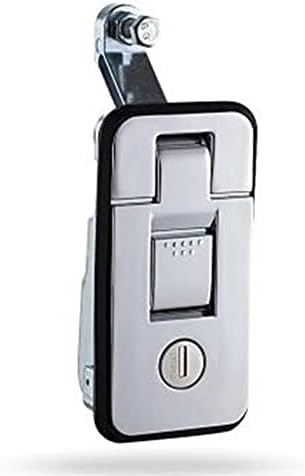 SMOKT 4,3 Инча 110 мм Гребло от сплав с Капаче на Ключалката на Вратата на Гардероба Вълни Триггерная Капаче за контролния Панел 1 бр. (Цвят: черен)