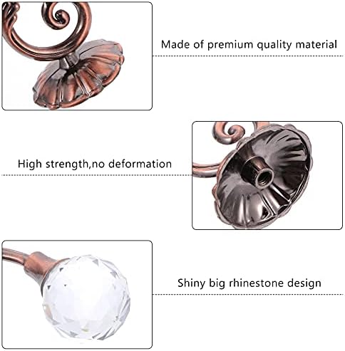 DOITOOL 1 Чифт Куки за пердета От С Сплав, Кука За Завеси, Стенни Подхваты, Квартира, Куки, Аксесоари За Баня