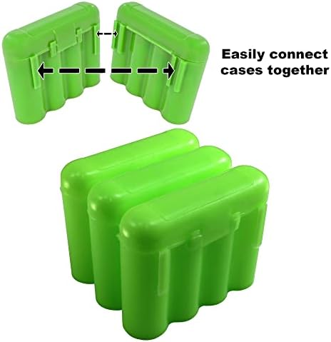 EBC Battery 8 Зелени Батерии тип АА ААА Пластмасов Държач Кутия За Съхранение на Седалките