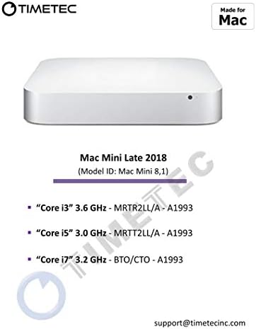 Комплект Timetec на 16 GB (2x8 GB), който е съвместим с Apple DDR4 2666 Mhz за iMac средата на 2020 г. (20,1 / 20,2) / iMac средата на 2019 г. (19,1) с 27-инчов дисплей Retina 5K, Mac Mini края на 2018 г. (8,1) PC4-21333