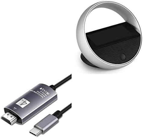 Кабел BoxWave е Съвместим с Bang & Olufsen Beoremote Halo (кабел от BoxWave) - Кабел SmartDisplay - USB Type-C за HDMI (6 фута), USB кабел C / HDMI за Bang & Olufsen Beoremote Halo - черно jet black