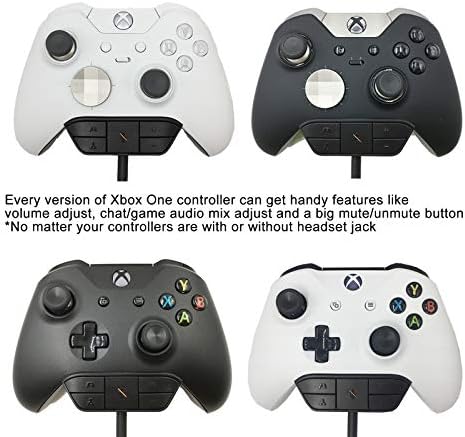 Адаптер стереогарнитуры LEVELHIKE контролери за Xbox One и Xbox Series X |S - Регулиране на баланса на звука (игра на звук и гласов чат), силата на звука, микрофона директно