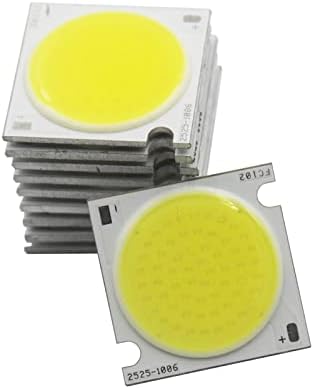 25 мм Висок Лумена Squre Flip-chip led лента COB 30-33 dc Модул източник на светлина 20 Вата мощност 30 W COB Лампа за вътрешно осветление (Цвят: студен бял До 6400, Размер: NO_20W)