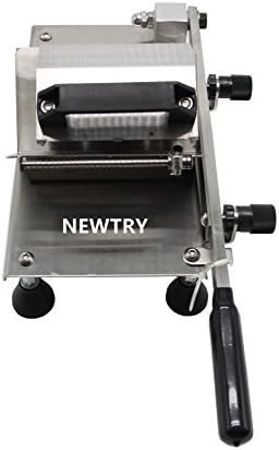 NEWTRY ST200B Ръчна машина за рязане на замразено месо с дръжка от неръждаема стомана, машина за рязане на месо, машина за нарязване на зеленчуци, машина за крем от агнешко месо