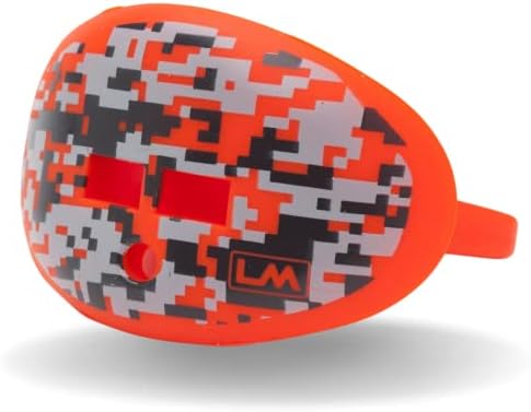 Футболни устата охрана LOUDMOUTHGUARDS - Накрайника за защита на устните-Залъгалка за младежи и възрастни - Цифров камуфляжный дизайн в Няколко цвята - Защита на горните и ?