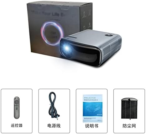 Проектор LMMDDP Офис Поддръжка на 4K High Brightness LED Screen и Voice Mini Home Projector с висока Яркост