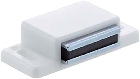 Магнитна ключалка Shibutani EMC-301 WH, бяла, Хоризонтален тип, (В х Ш х В): 0,8 x 1.9 x 0.5 инча (20 х 48 х 12 мм), прибл. 34,3 Н (3,5 кпс))