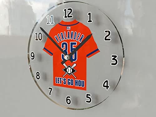 Бейзболни Стенни часовници - 12 X 12 X 2 M, L, B, Часовници в цветове Джърси - Американската лига - Издания на Let ' s GO!! (Издание на Let ' s Go йорк Янкис)