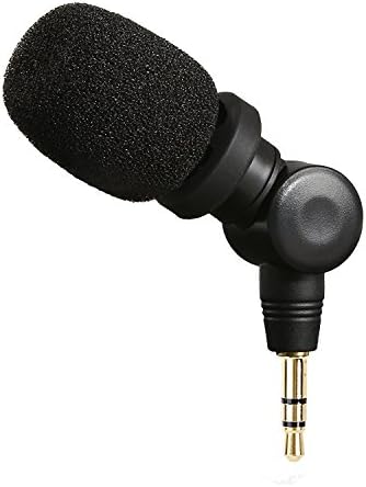 Ненасочено микрофон Saramonic XM1 3.5 мм TRS за огледално-рефлексни фотоапарати, Сменяем микрофон за камери