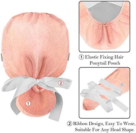 IROLSKDNFH Регулируеми Работни Шапка с Дълга Коса Копчета, Кавайные Портокали, Дамска Шапка-Торбичка с Кон Опашка