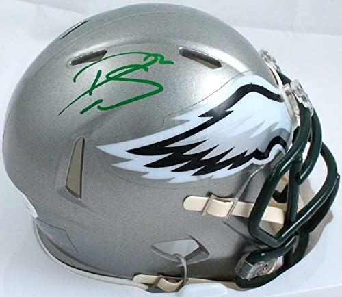 Мини-Каска Дария Slay с автограф на Philadelphia Eagles Flash Speed Mini-JSA W * Зелен - Мини-Каски NFL с автограф