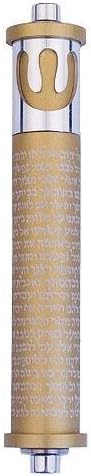 Мезуза Baltinester Agayof със Средна Матирана sidescroller с Голенищем 1 x 6 / 2,5 x 15 cm - Черен