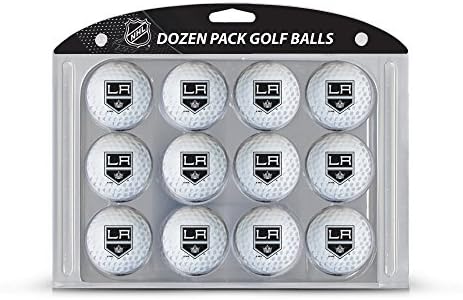 Отборен Голф НХЛ Дузина Топки за голф Стандартен размер, 12 Опаковки, Пълноцветен Траен отпечатък отбор