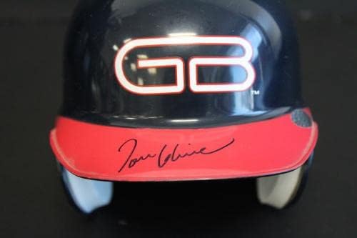 Мини-Каска с Автограф на Том Главайна Braves Auto PSA/DNA AM17175 - Мини-Каски MLB с Автограф на Том Главайна